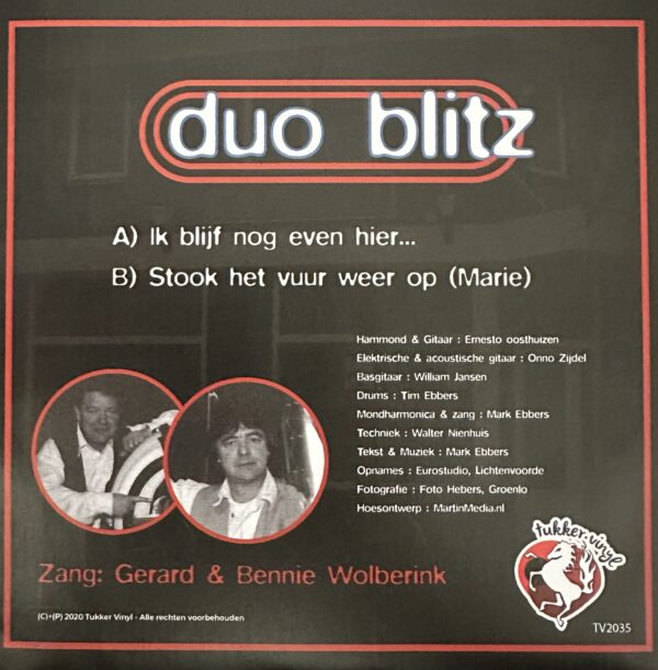 Duo Blitz - Ik blijf nog even hier