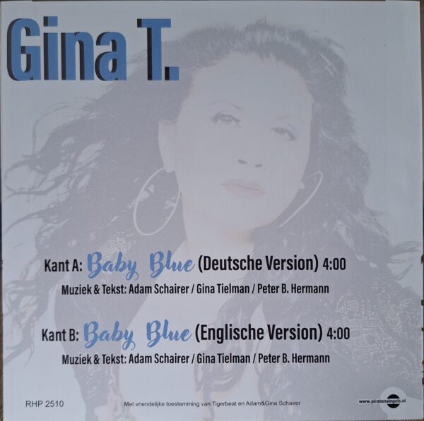 Gina T - Baby Blue ( Duitse versie )
Baby Blue ( Engelse versie )