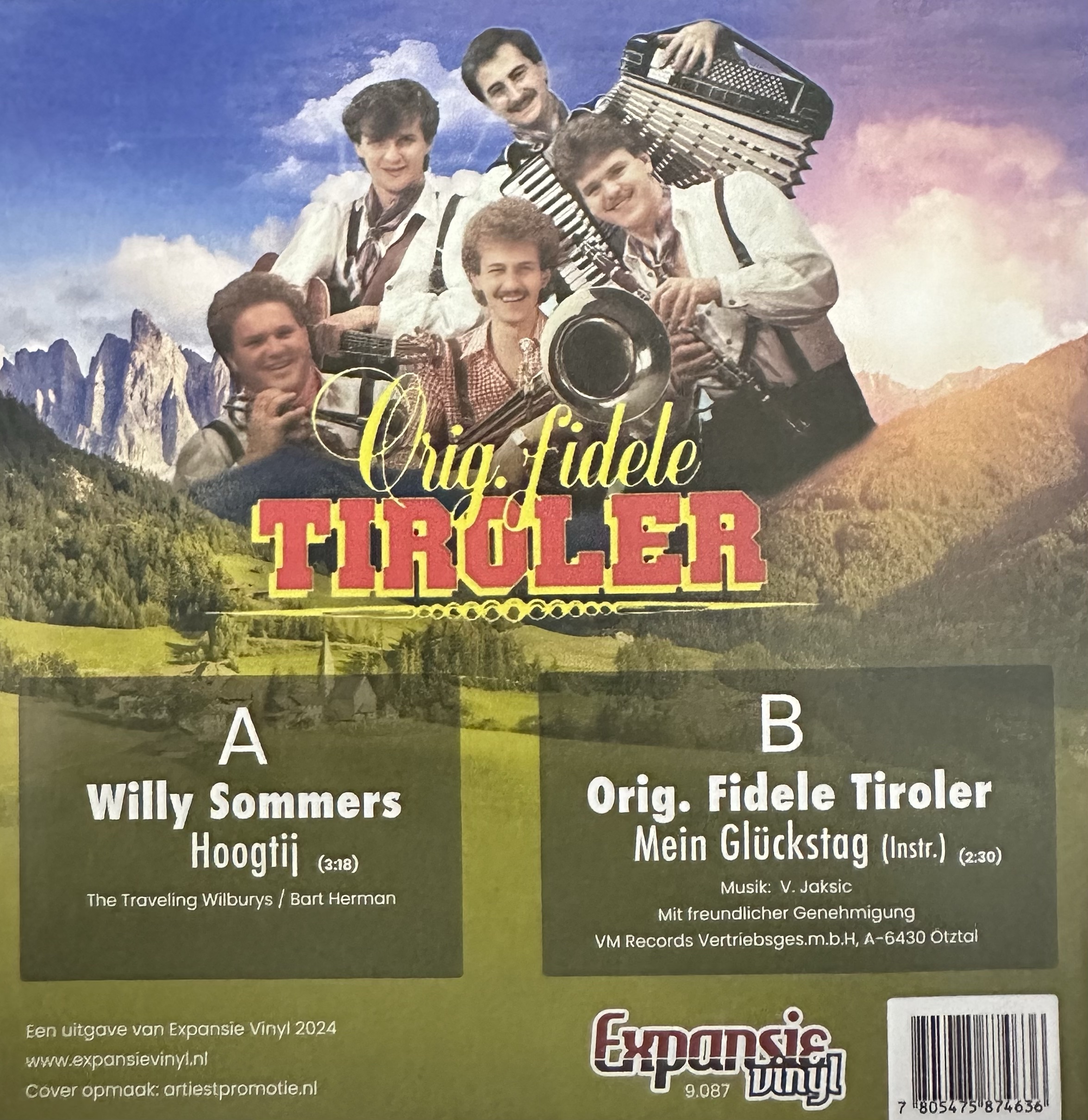 Willy Sommers - Hoogtij
Org. Fidle Tiroler - Mein Gluckstag