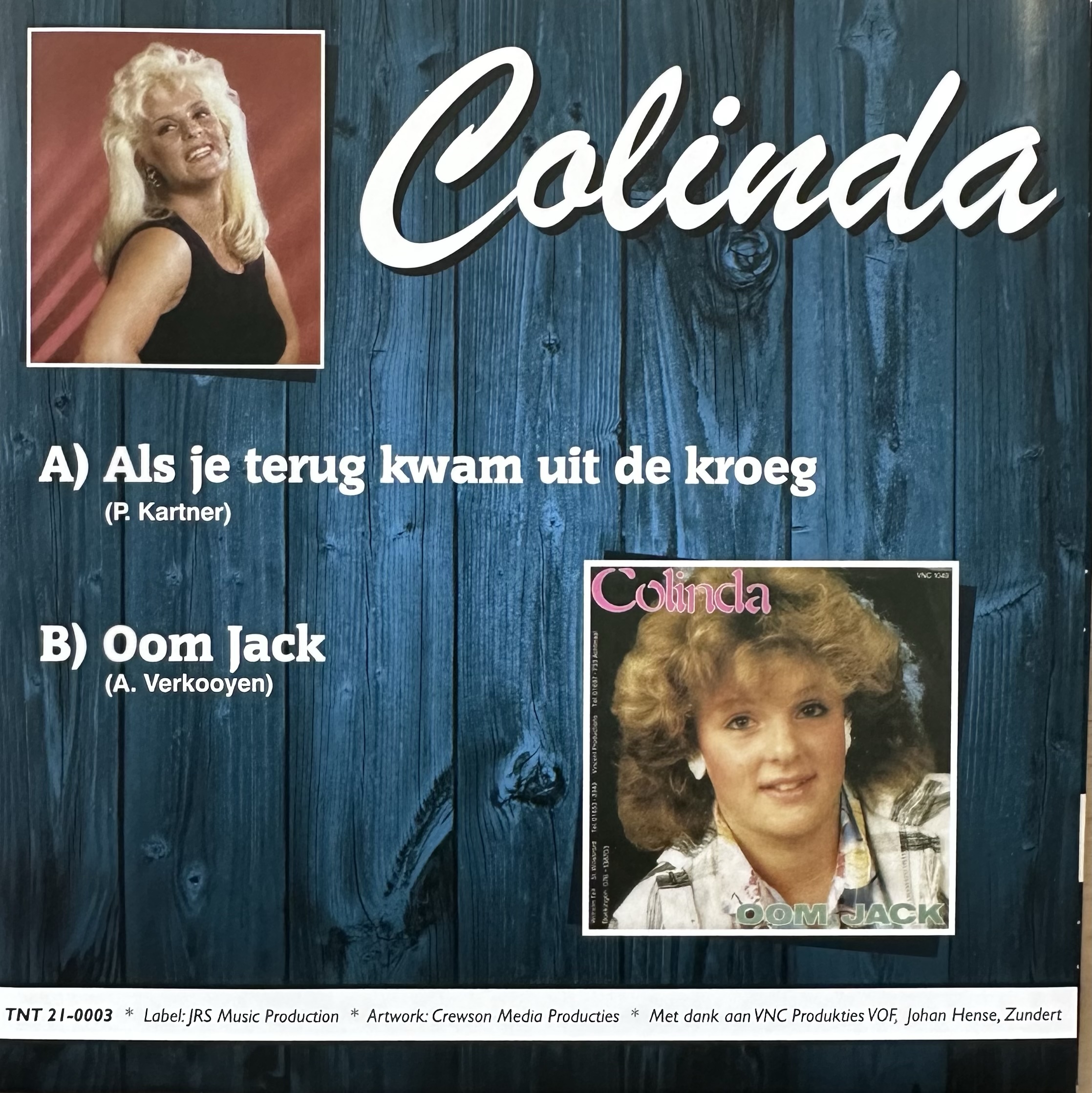 Colinda - Als je terug kwam uit de kroeg - Oom Jack