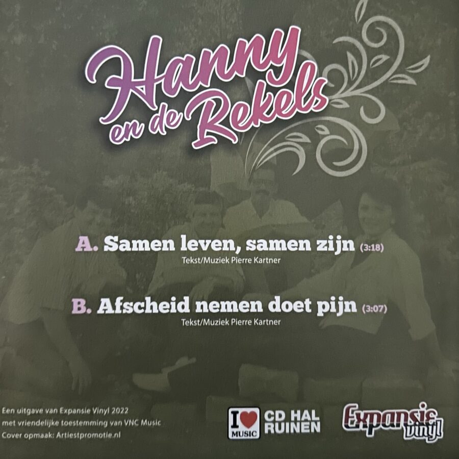 Hanny en de Rekels - Samen leven samen zijn - Afscheid nemen doet pijn