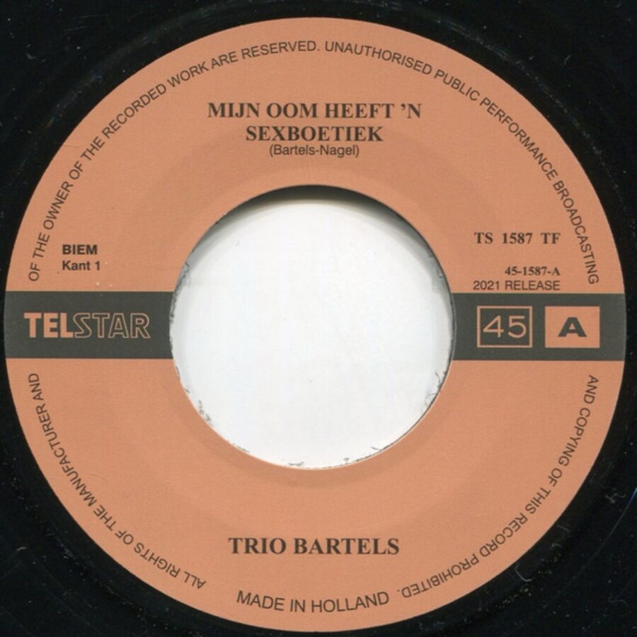 Trio Bartels - Mijn oom heeft ‘n sexboetiek- Cinderella