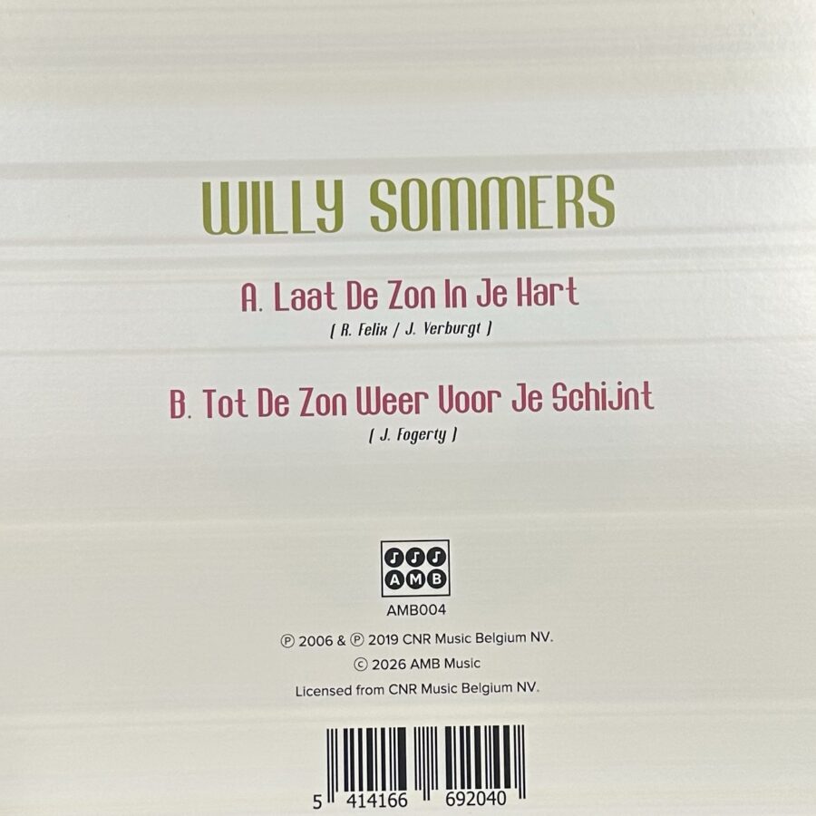 Willy Sommers - Laat de zon in je hart - Tot de zon weer voor je schijnt
