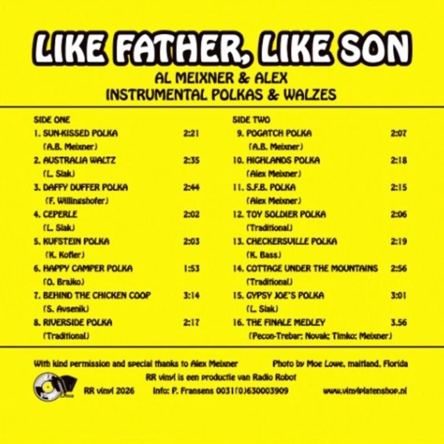 Alex Meixner en Al Meixner Like Father - Like Son