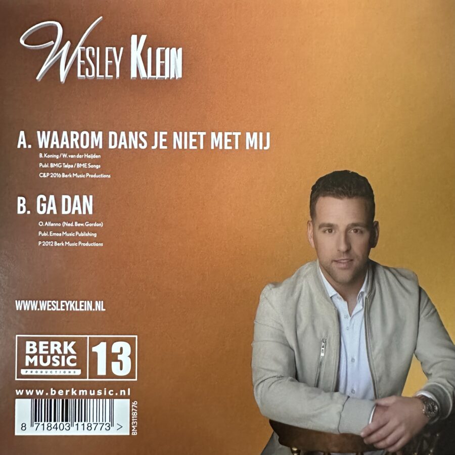 Wesley Klein - Waarom dans je niet met mij - Ga dan