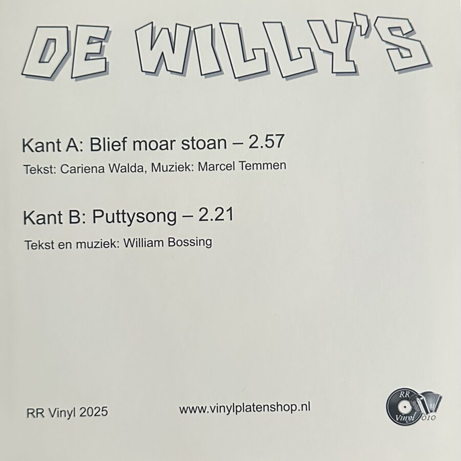 De Willy’s - Blief moar stoan - Puttysong